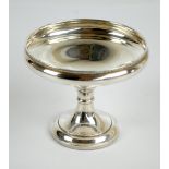 AT CANNON LTD; an Elizabeth II hallmarked silver bowl with foliate scroll cast rim,