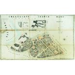 ADSHEAD'S; a folding canvas backed map; township of Manchester No.