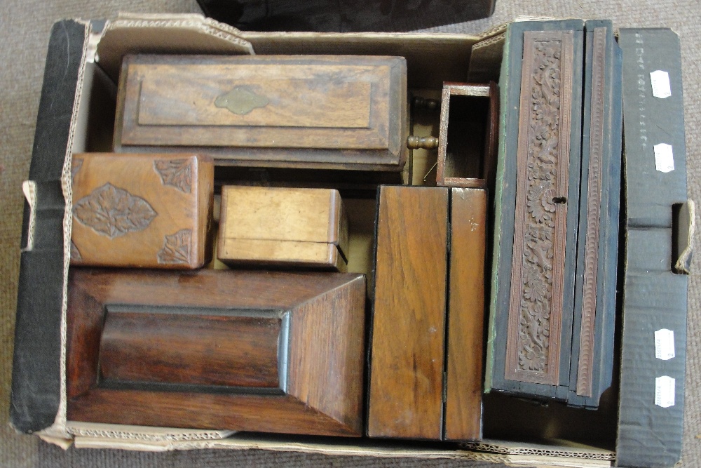 A quantity of 19th and 20th century decorative boxes. - Image 3 of 3