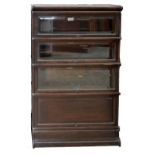 A Globe Wernicke style four section bookcase.