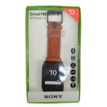 SONY; a SWR50 Smart Watch 3 powered by Android Wear,