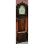 A 19th century mahogany longcase clock,