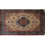 A Persian Tabriz rug, 281 x 195cm. CONDITION REPORT: This is a modern rug.