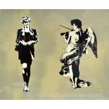 BLEK LE RAT (AKA XAVIER PROU) (born 1952); a signed limited edition coloured print,