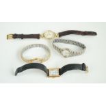 Four lady's fashion watches comprising examples by Raymond Weil, Gucci, Accurist and Seiko (4).