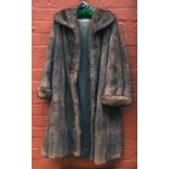 A gentleman's sheepskin coat,