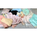 A large quantity of 1930s to 1960s vintage ladies' nightdresses and underwear to include crêpe de