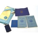 A small quantity of Masonic memorabilia to include an apron,