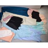 A large quantity of vintage ladies' underwear to include slips, waist slips, suspender belts,