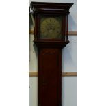 Joseph Ratcliff, Wrexham; an oak-cased eight-day longcase clock,