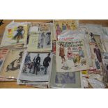 A large quantity of fashion-related magazines and pattern books to include;