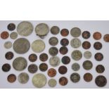 A Numismatic collection of predominantly 20th century coinage of various denominations to include a