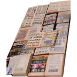 Twelve albums of mid-20th century and later stamps to include Russia, Germany, Hungary, Poland,