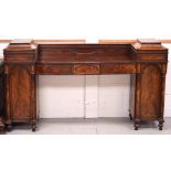 WITHDRAWN: A large early 19th century mahogany sideboard,