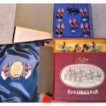 W Britain; 'The Great Book of Britains', limited edition set of cast soldiers with volume,