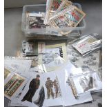 A quantity of militaria-related and other ephemera to include newspapers etc.