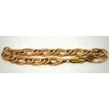 A 9ct gold link bracelet, approx 9.1g.