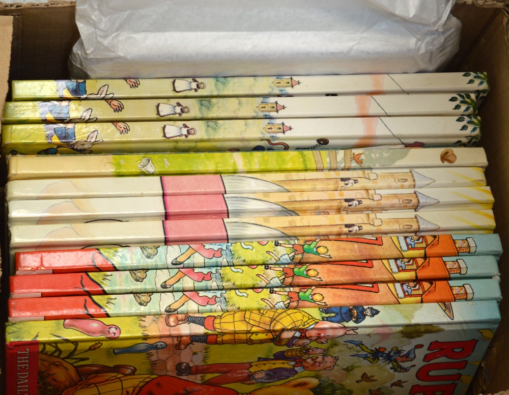 A quantity of Rupert books and annuals to include facsimile Collectors' Edition copies of 'More