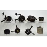 A collection of fishing reels to include a Garcia Mitchell 308, A K P Morritt's 'Intrepid Supreme',