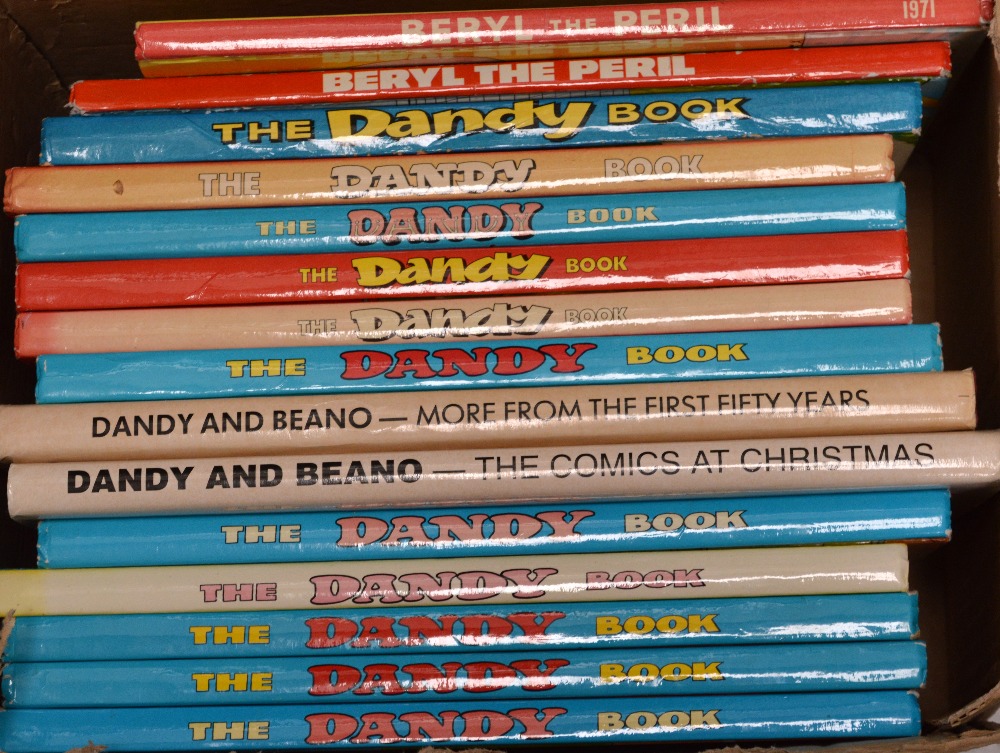 Eleven issues of 'The Dandy Book'; 1974, 1982, 1983, 1984 (x2), 1985 (x2), 1986 and 1987 (x 3),