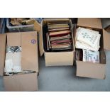 WORLDWIDE STAMPS, accumulation, a most interesting looking old time lot in three large boxes,