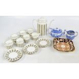 A Wedgwood 'Persia' Susie Cooper design six setting coffee set,