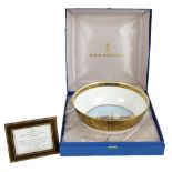 A modern Royal Worcester limited edition boxed bowl 'The Flight Bowl', no.