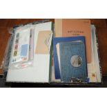 WORLD STAMPS in albums and loose in a boxfile,