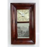 EN WELCH; an early 20th century American 'picture' improved thirty hour wall clock,