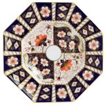 A Royal Crown Derby 2451 pattern octagonal plate, width 22.5cm.