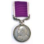Army Long Service and Good Conduct Medal (Edward VII); His E The Viceroys Band, 9th(?) Mastr. Sergt.