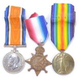 WWI Trio inc. 1914 Star; 2/A. & S. Highrs., 8909 A. W. O. CL. 1 (War and Victory)/L. Cpl.