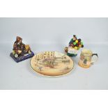 Two Royal Doulton figures, HN1493 'The Potter' and HN1315 'The Old Balloon Seller',