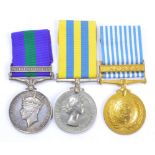 Group of three: General Service Medal with Palestine 1945-48 bar,