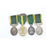 Three Territorial Efficiency Medals (one George V, two George VI); R. E., 122012 Sjt. P. Goodall, R.