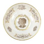 A Royal Worcester limited edition 'The Golden Wedding Flight Bowl',