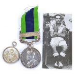 India General Service Medal with North West Frontier 1935 Bar; A. & S. H., 2976758, Pte. W.