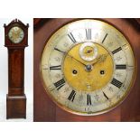 A Regency mahogany longcase clock,