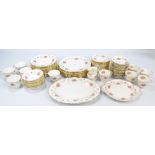 A large quantity of Royal Albert 'Tranquility' dinner and teaware comprising oval meat plate,