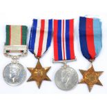 Group of four: India General Service Medal with North West Frontier 1936-37 bar,