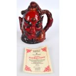 A Royal Doulton flambé limited edition character jug D6871 'Aladdin's Genie' numbered 1079/1500,