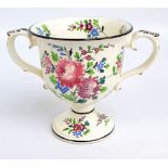 An early 19th century pearlware loving cup,
