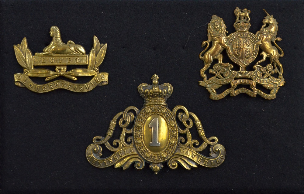 A collection of militaria including named bed plates for Black Watch and Highland Light Infantry, - Image 3 of 4