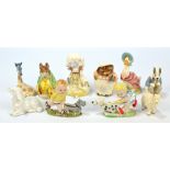 A Beswick Beatrix figure 'Lady Mouse from The Tailor of Gloucester', and 'Mrs Tiggy-Winkle,