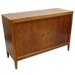 GORDON RUSSELL; a mahogany and rosewood 'double helix' sideboard,