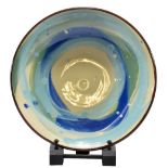 SALLY-JO BOND & TOM KNOWLES JACKSON; a large earthenware bowl with brush decoration,