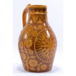 RICHARD PARKER; a slipware jug,