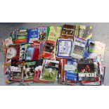 Approximately 400 football programmes relating to various teams, some Cup Tie Finals,