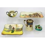 A small quantity of Doulton series ware to include 'Juliette' and 'Old English Coaching Scenes'