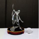 A Swarovski Crystal Masquerade figure 'Pierrot', in original fitted case with plinth and plaque (3).